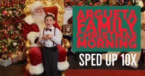 Santa's Secret Cam Argueta Family Christmas Morning