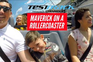 Maverick’s Brave Face on Test Track Disneyworld Epcot