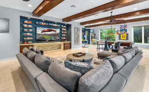 Aaron Donald Sold His CA Mansion for $6.25M Living Room