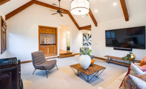 Talk to Paul TTP Former 49ers Coah Jim Harbaugh Sells Mansion Entertainment Room