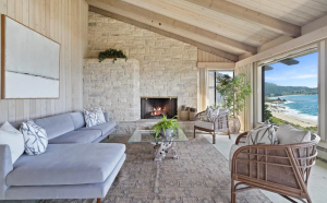 Talk to Paul TTP The Late Betty White's Carmel Retreat Sold for $10.75M Fireplace