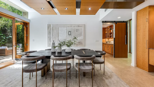 Michael B. Jordan on the Verge of Selling His Luxurious Hollywood Hills Retreat Dining
