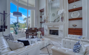 Talk to Paul TTP Dennis DeYoung of Styx Is Selling His Waterfront Florida Home Living Room