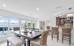NASCAR’s Greg Biffle Is Selling His Fort Lauderdale Home Dining and Kitchen