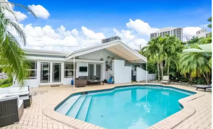 NASCAR’s Greg Biffle Is Selling His Fort Lauderdale Home Pool 