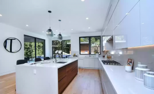 Talk to Paul TTP Rapper Wiz Khalifa Is now Selling His Modern Encino Mansion for $4.5M Kitchen