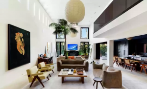 Talk to Paul TTP Jonah Hill Lists Spare Malibu Home for $14.995M Living Room