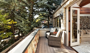 Talk to Paul TTP Real Housewives of Beverly Hills’ Star Kyle Richards is Selling Aspen Mansion for $9.75M Balcony