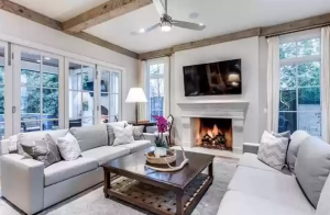 Talk to Paul TTP ‘The Bachelor’ Couple Sean Lowe and Catherine Giudici Immediately Flip TX Mansion Living Main